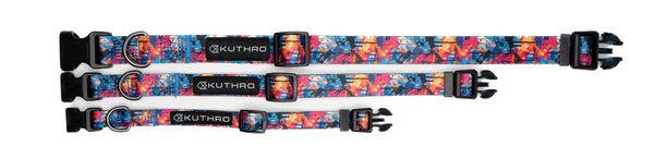 3 sizes of the anser premium dog collar.