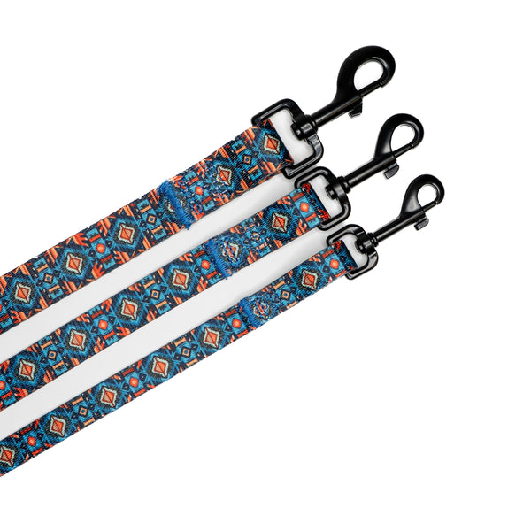3 sizes of the Azteca premium dog leash.