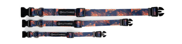 3 sizes of the rush premium dog collar.