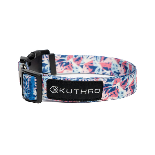 Showing kona premium dog collar.